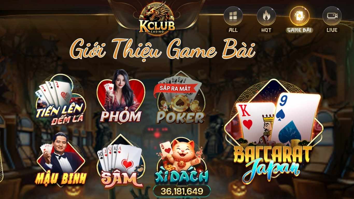 Đôi nét về sảnh game bài Kclub