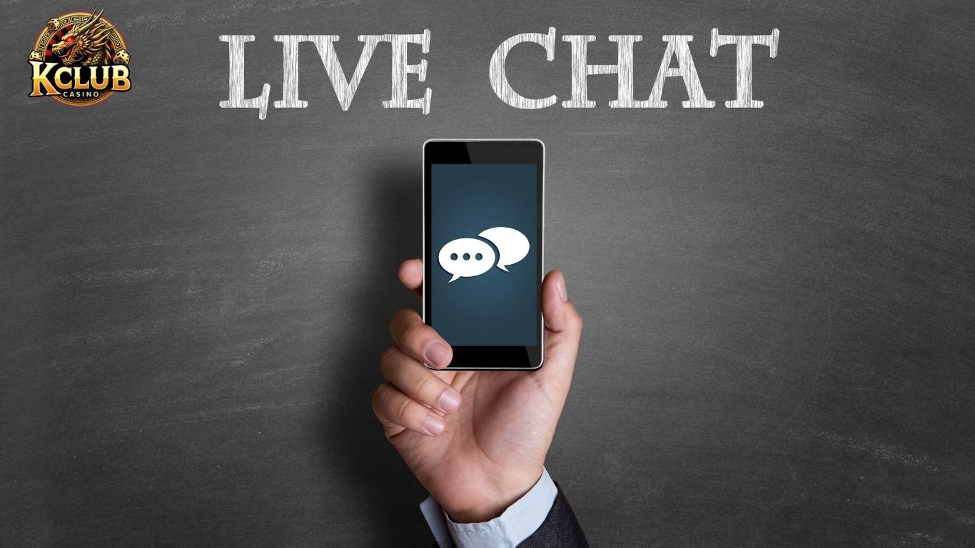 Hướng dẫn liên hệ Live chat Kclub nhanh chóng